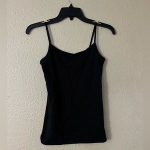 Black cami tank top